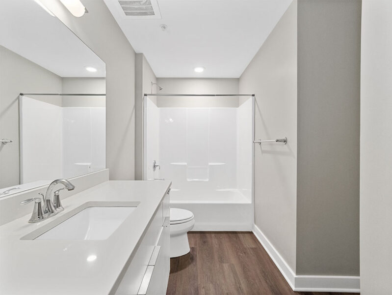 Apartment bathroom